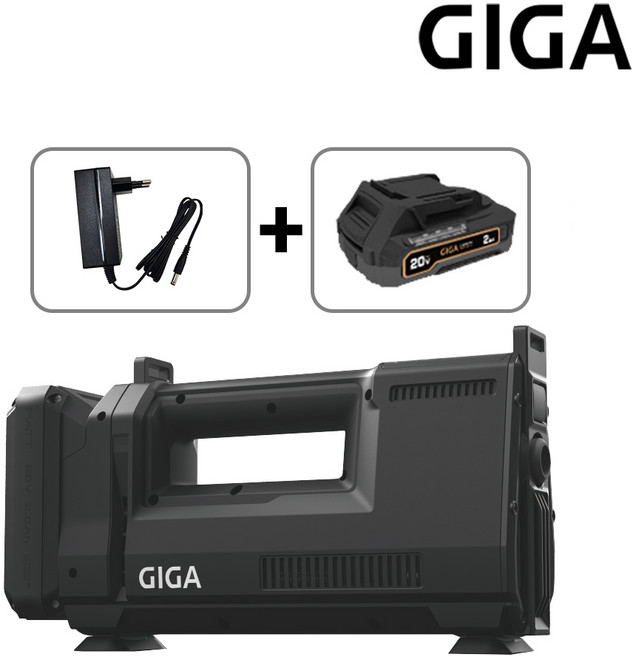 기가 2IN1 충전 미니 콤프레샤 마끼다 무선 콤프레셔 소형 가정용 공기 주입기 G-5009, G-5009(4.0AH 배터리2개+충전기 1개 세트)