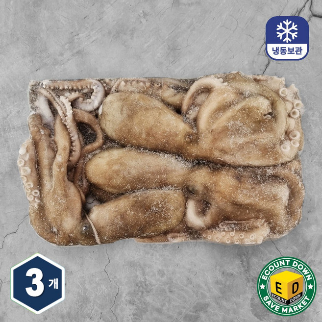 장가 통통낙지 프리미엄 하북산 낙지 3미, 3개, 850g