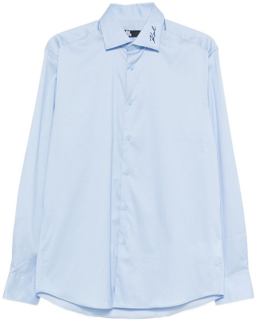 칼 라거펠트 로고 자수 셔츠