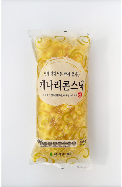 개나리콘 스낵, 8개, 210g