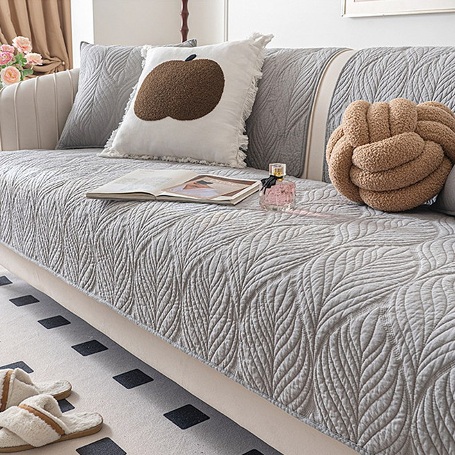 사계절 순면 논슬립 소파패드 패브릭 퀼트 쇼파패드 촉감좋은