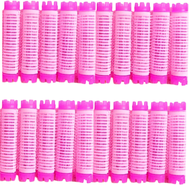 옐로구르미 찍찍이 파마롯드 셀프파마 뿌리볼륨 펌 20P 1호 2호 3호 4호, 1SET, 3호 찍찍이 파마롯드(20P)