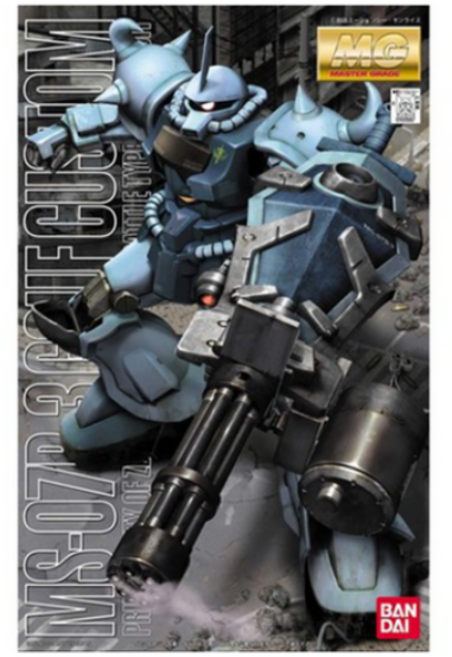 반다이 MG 1:100 MS-07B-3 구프 커스텀 프라모델 BD100567, 1개