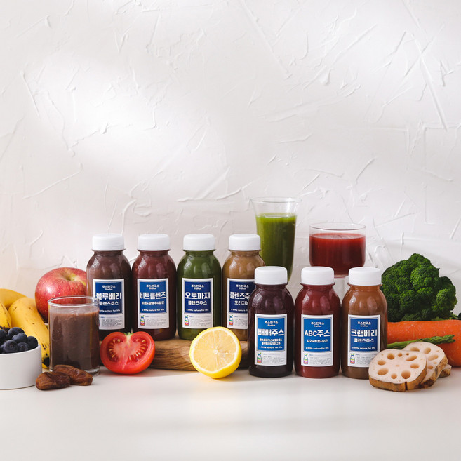 클렌즈주스 3일 프로그램 18병 ABC주스+CCA주스+오토파지주스 외 3종, 210ml, 18개