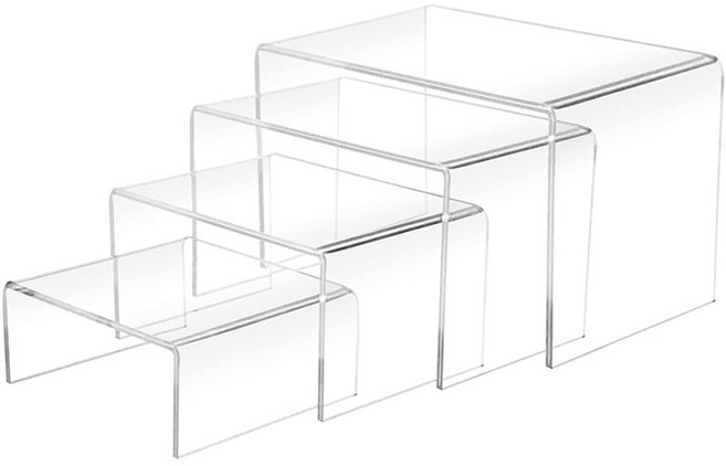 도림 와이드 투명 아크릴 진열대 스탠드, 1세트, 4종
