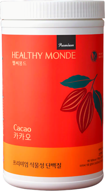 헬씨몽드 국가대표 선수들이 섭취하는 식물성 단백질 카카오, 765g, 1개