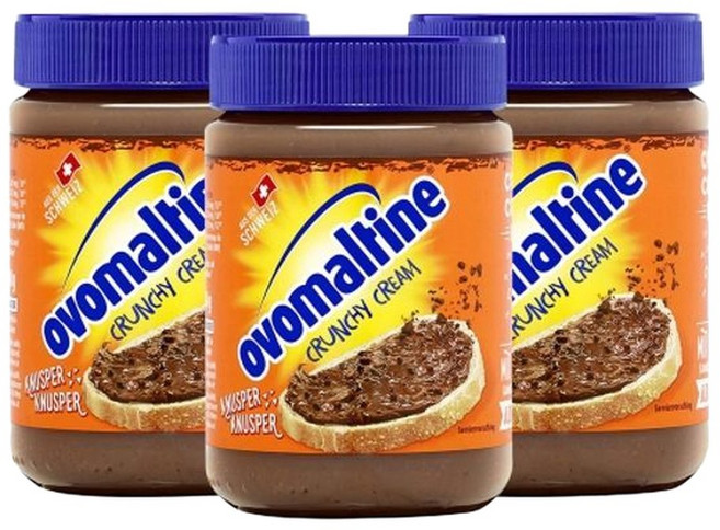 오보말틴 크런치 크림 초코잼 380g x 3개세트, 3개