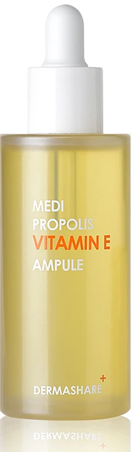 더마쉐어 메디 프로폴리스 74% 함유 비타민E 세럼 시카 히알루론산 콜라겐 펩타이드 미백 주름케어 피부장벽케어 고보습 앰플 50mL, 1개 - 쿠팡