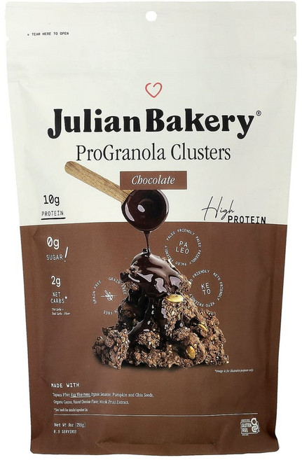 줄리안베이커리 ProGranola 초콜릿 클러스터 255g(9oz), JUB00684, 255g, 1개