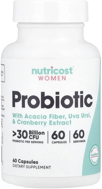 몸관리하세요 겨울입니다 Nutricost 여성 프로바이오틱 300억CFU 캡슐 60정 특별관리진행, Nutricost여성프로바이오틱300억CFU캡슐60정, 1개 - 쿠팡