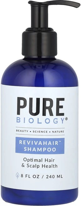 Pure Biology RevivaHair 샴푸 240ml(8fl oz), PureBiologyRevivaHair샴푸240ml8f, 1개, 240ml - 쿠팡