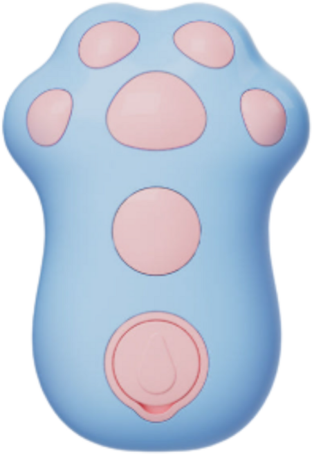 멍멍집사 스팀 고양이 브러쉬 펫브러쉬 빗 UV 해충억제, 블루, 1개