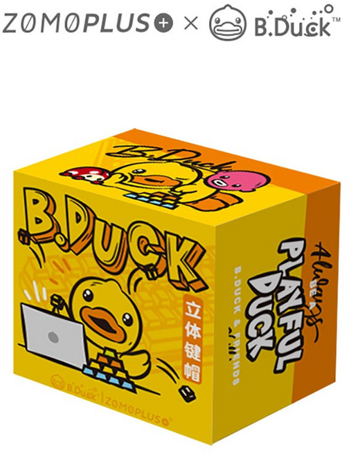 키보드 소리나는 키캡 오리소리 게이밍 귀여운 마우스 기계식 랜덤 스타일 액세서리 스테레오 러버 키패드 개성 R4, 규격 없음, 단일 박스 (1개), 규격 없음