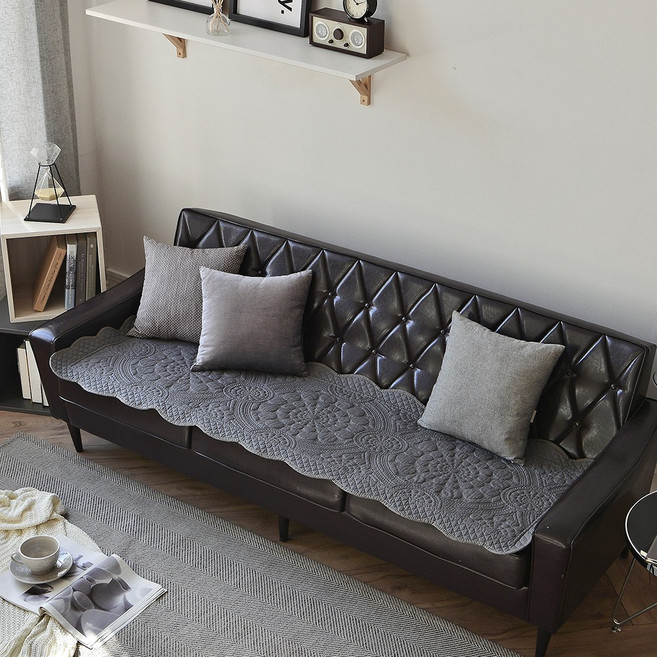 에블린 80수 사틴 워싱 쇼파패드 3인용 4인용