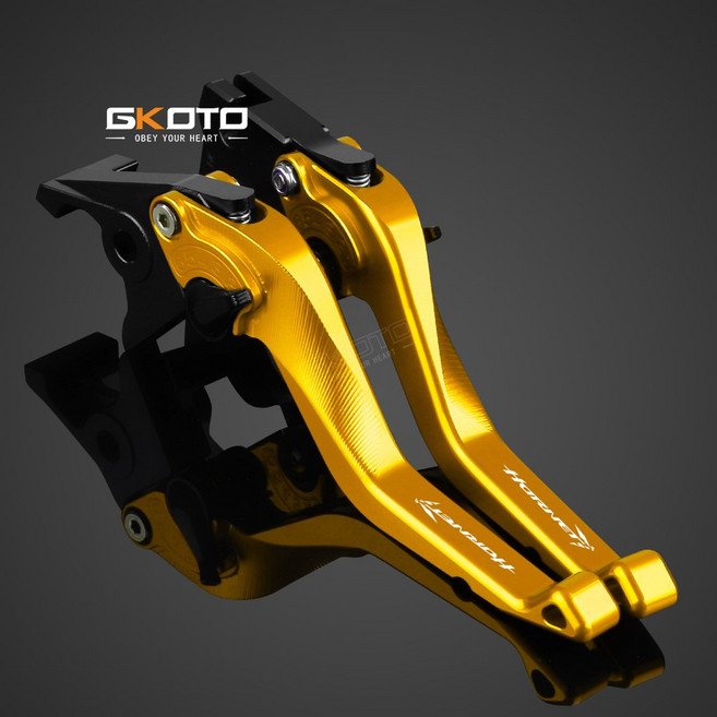 750 CNC CB750 호넷 가능한 액세서리 오토바이 조정 레버 CB 오토바이용 짧은 긴 호환 브레이크 혼다 클러치, Gold, 1개