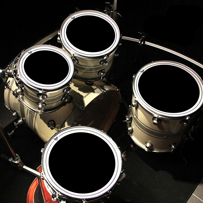 드럼 뮤트링 4개세트 드럼헤드 약음기 드럼피, 12 13 14 16인치용