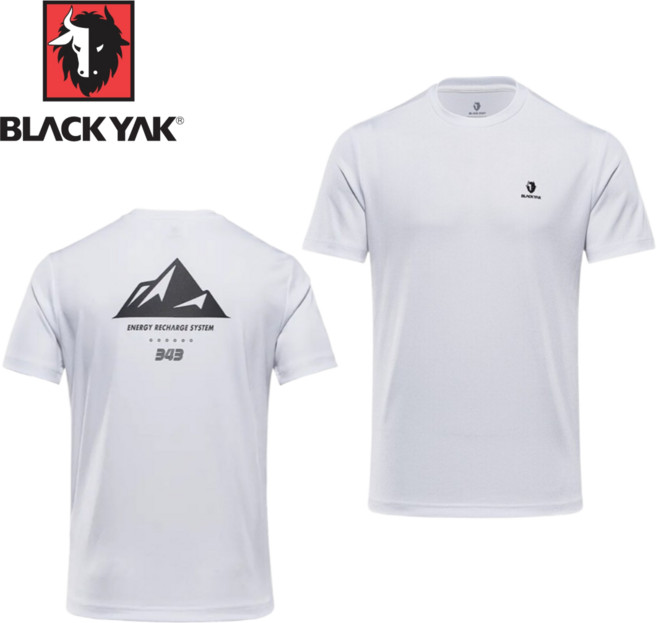 [정품배송]블랙야크 남녀공용 화이트 쿨링 기능성 반팔티 여름 반팔티 라운드 디셔츠 쿨티셔츠 작업복 등산복 운동복 워크웨어