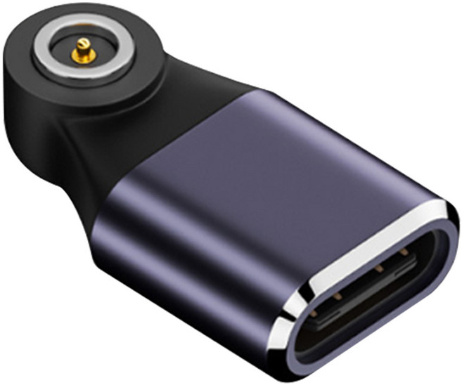 스마트 링 반지 C타입 마그네틱 충전 젠더, 블루그레이, 1개