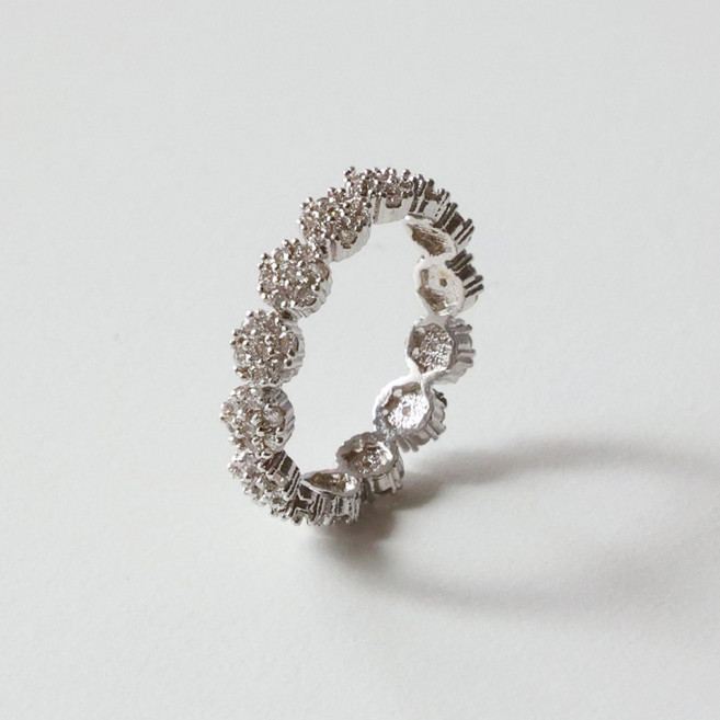 라퐁텐 까사 피오레 큐빅 반지