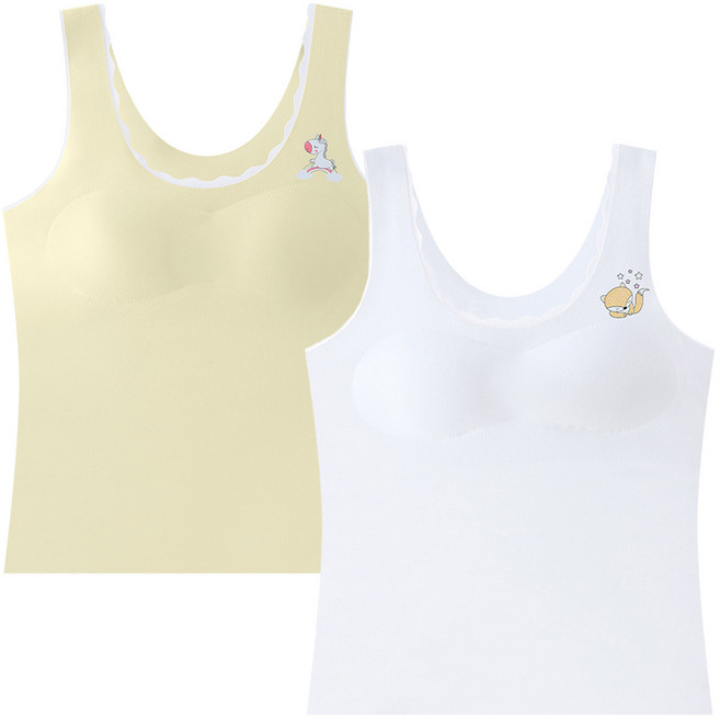 바른우리아이 주니어브라런닝 심리스 2종 세트