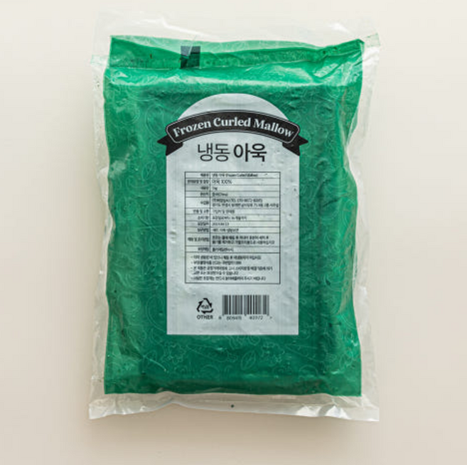 냉동야채 아욱 1kg, 1개
