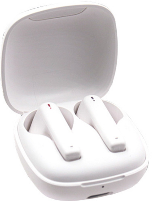 새로운 E01 귀 빨간 소음 감소 방수 블루투스 헤드셋 무선 헤드셋, 화이트