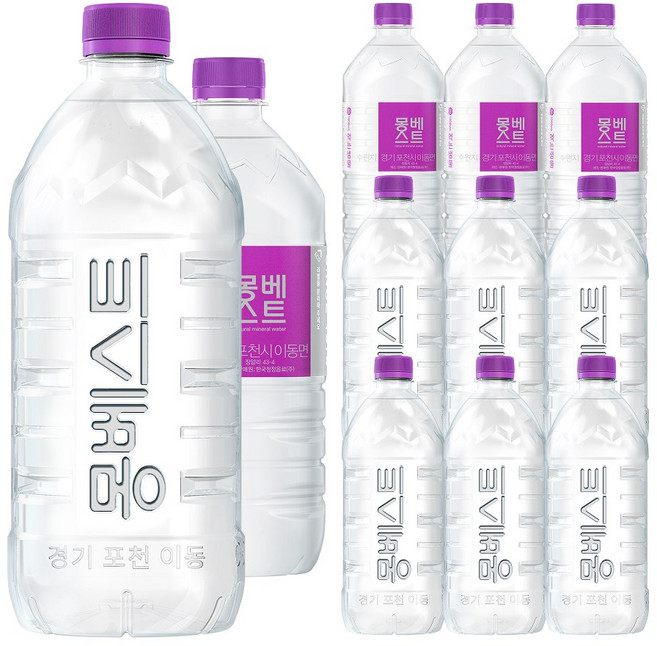 몽베스트 생수, 1L, 24개