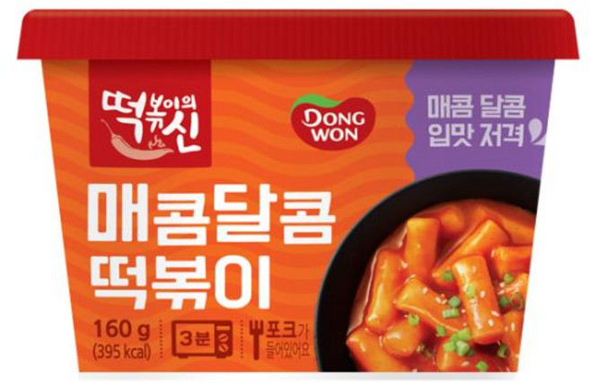 동원 떡볶이의신 매콤달콤 컵떡볶이, 160g, 6개