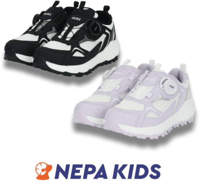 [백화점 매장판] 네파 키즈 보아 시스템 남아 여아 공용 아동공용 운동화 데일리 등원 등교 운동 스포츠 체육 스니커즈