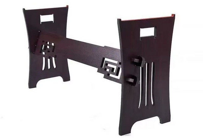 가야금 받침대 거치대 국악기 국악 선반 거문고 브래킷, 2. 미디엄 블랙월넛 125cm, 1개