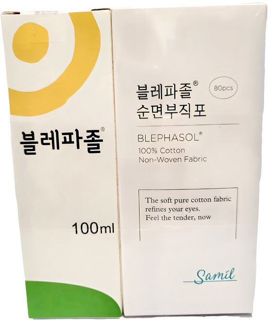 삼일제약 블레파졸 100ml + 순면부직포 80포, 무색무향, 1개