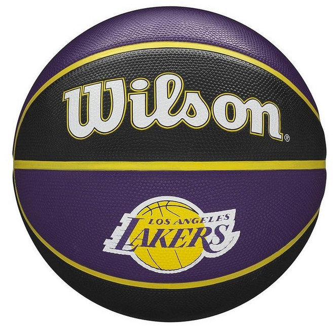 WILSON NBA 팀 트리뷰트 농구 - 사이즈 17.8-74.9cm(7-29.5인치) 피닉스 선즈, 로스앤젤레스 레이커스