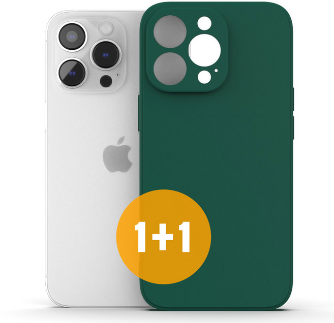 핏케이스 스퀘어젤리 사각 아이폰 케이스 2P