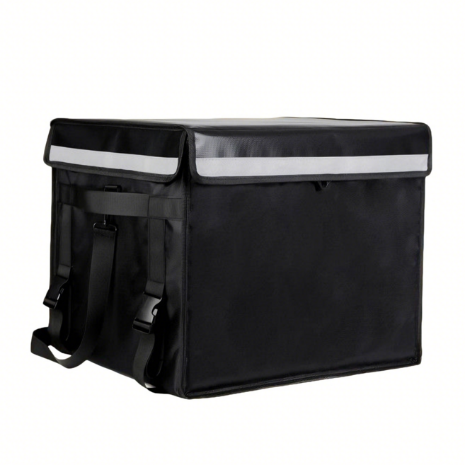 보온보냉 오토바이 배달가방, 블랙