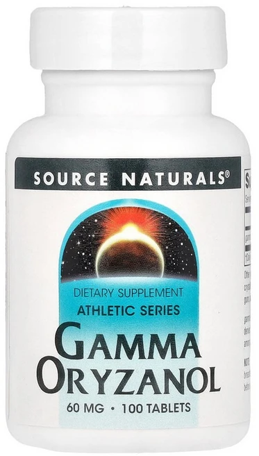 Source Naturals Athletic Series Gamma Oryzanol 60 mg 100 Tablets, 100 count, 1, 100정 - 쿠팡