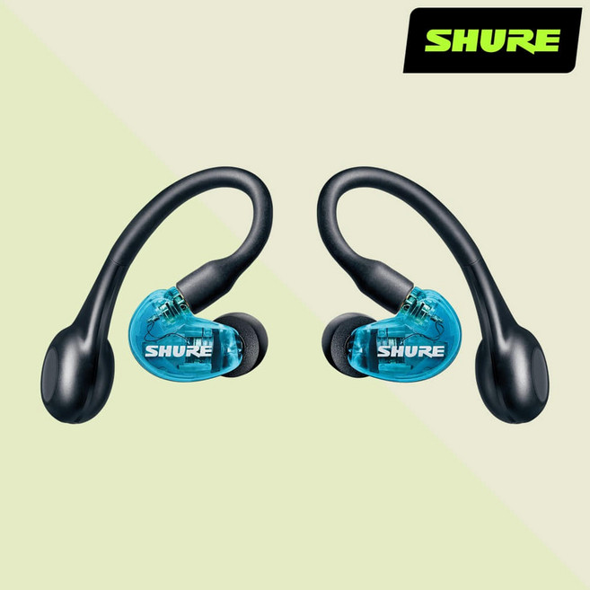 [SHURE] AONIC 215 TW2 / 슈어 에이오닉 완전 무선 이어폰 2세대 (블랙 블루), 블루