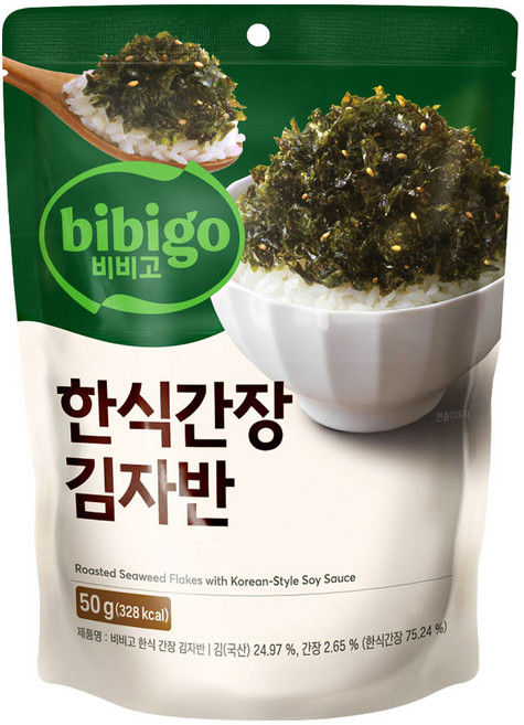 CJ 비비고 한식간장 김자반50g 주먹밥 술안주, 50g, 1개