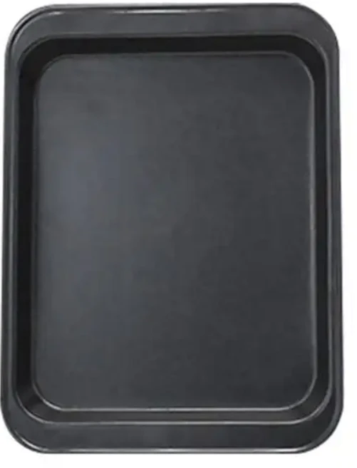 쿠쿠스토어 직사각형 베이킹 트레이 주방 가제 스테인레스 스틸 붙지 않는 빵 케이크 오븐, 04 Black  S