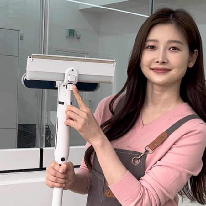 리빙싹싹 4in1 유리창닦이 청소밀대 유리창청소 스퀴지 스프레이 유리닦이, 옵션2) 포켓유리창밀대, 1개