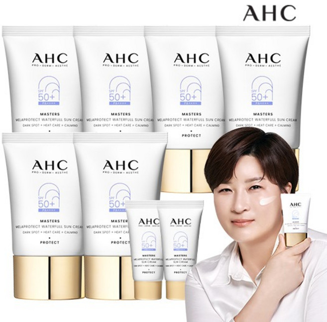 최신상 마스터즈 멜라 프로텍트 워터풀 선크림 40ml 6개+7ml 2개, 1개