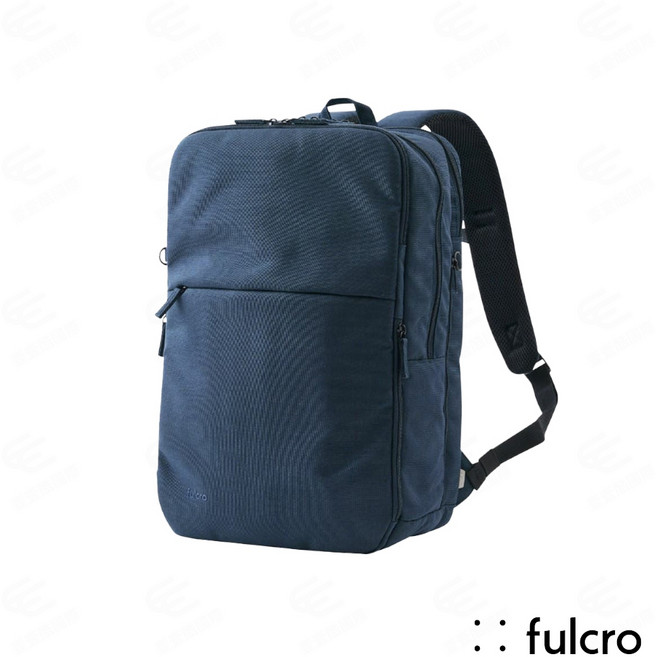 【fulcro】Co-worker系列簡約多功能後背包(多色可選)日本空運學生上班族適用, 深藍色