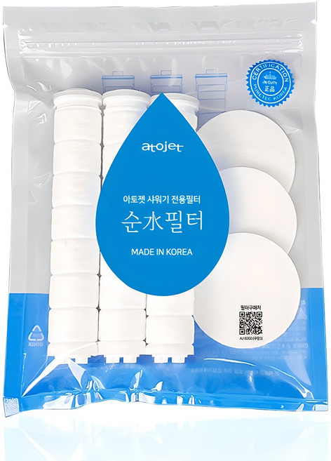 아토젯 순수필터 바디필터 3p + 헤드필터 3p, 1개