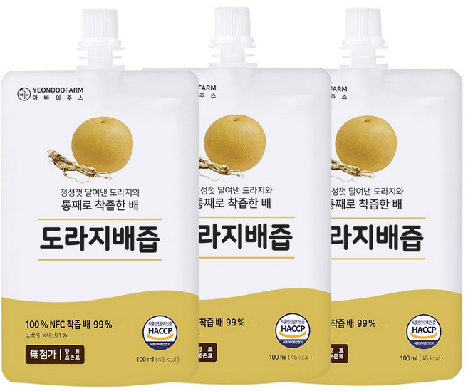 아빠의주스 도라지배즙, 100ml, 1개