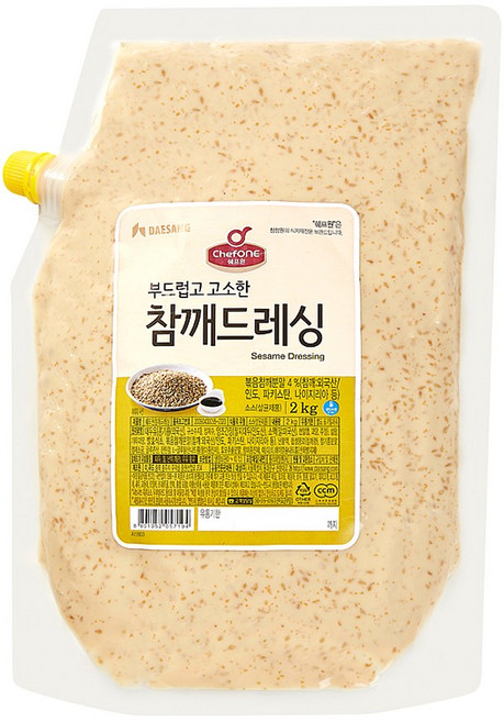 쉐프원 참깨드레싱 2kg/청정원 소스