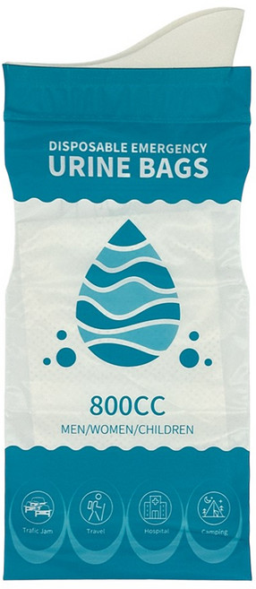 MINI-Toilet 휴대용소변기 10개입 1팩 휴대용소변봉투 캠핑소변기