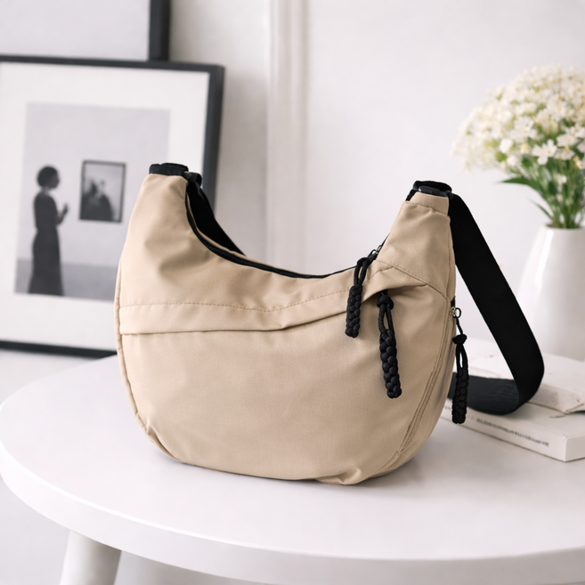 베라닉스 여성 가방 가벼운 반달백 크로와상 호보 크로스백