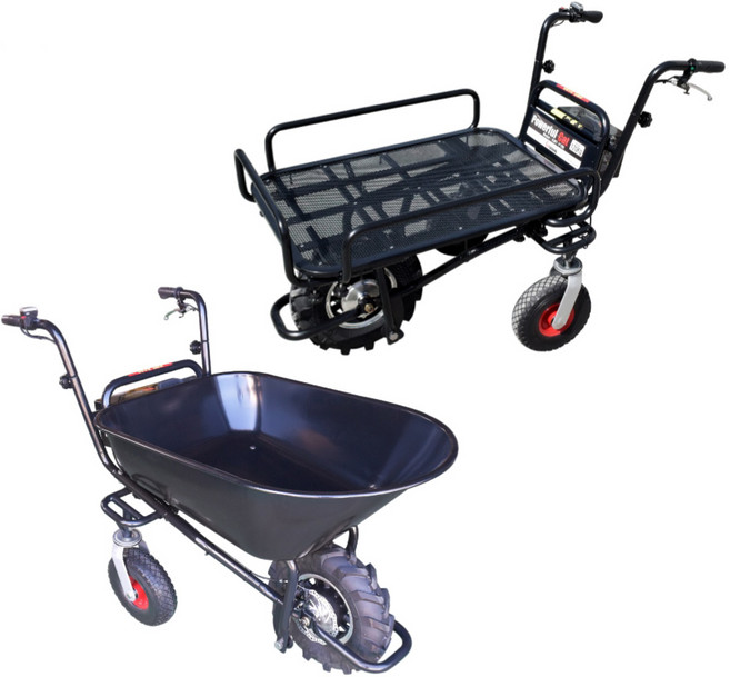 KM그랜드 충전 운반차 KMT-P180 전동구루마 농업용 리어카 최대 적재 120kg, 2.프레임 운반차 베어툴+바스켓, 1개