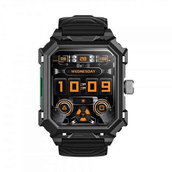 방수시계 스포츠 등산시계 레트로 빈티지 수중 레트로시계패션 모델 쓰리 10기압 크로노그래프시계 남성용 수면 스마트워치 대화면시계 남성용시계 액티비티 여아용 군인시계 프로 자전거, 블루투스, 1cm, 브라운