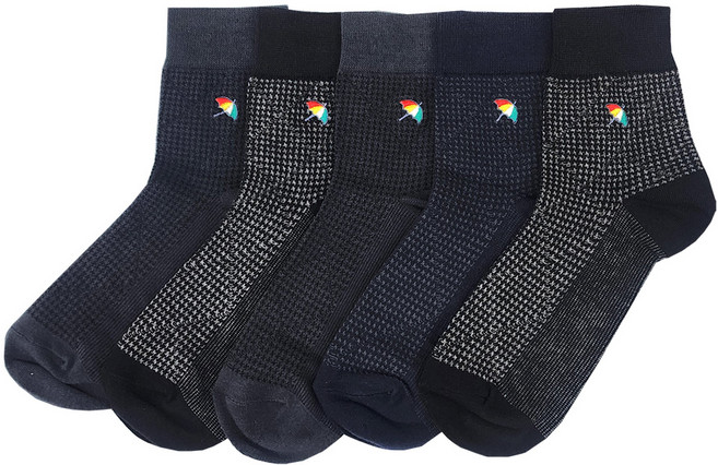 아놀드파마 남자정장양말 단목 입체 다이아 신사용 양말 5족 세트 아빠 선물