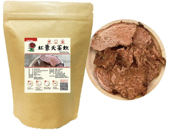 鼎草茶舖 紅景天茶飲 10入茶包, 1套, 10入/袋(標準版)